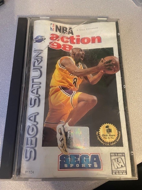 Sega Saturn NBA Action 98   game ( free shipping to Canada )