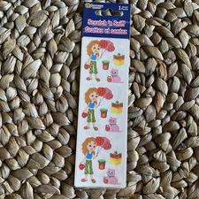 Vintage Sandylion Scratch And Sniff Strawberry Stickers New Sealed One Sheet
