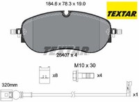 Textar 2640701 Bremsbelagsatz FüR Scheibenbremse Bremsbelagsatz