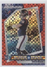 2021 Panini Rookies & Stars Airborne Red Plaid Prizm Davis Mills #AB-23 0n4g