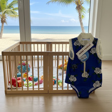 BABY GIRLS "MINI RODINI" SWIMSUIT FOR 12 TO 18 MONTH YR OLD NEW TAGGED RRP:68!
