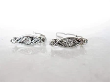 Set of 2 extra tiny small silver metal barrette hair clip for fine thin hair