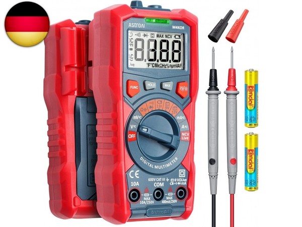 Multimeter Digital, SpannungsprüFer Auto-Range 4000 Counts Mit NCV |-image