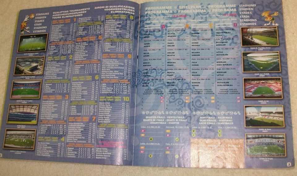 FOOTBALL: Album Panini UEFA EURO 2004 PORTUGAL, pas complet, bon état - Photo 3/4