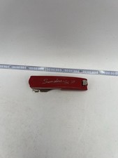 Vintage Swingline Tot 50 Red Mini Stapler Made in USA Mid Century Office