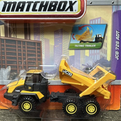 #ad 2009 Matchbox Real Working Parts JCB 726 ADT $13.99