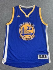 Golden State Warriors Jersey DURANT 35 Mens Medium Swingman Basketball Adidas
