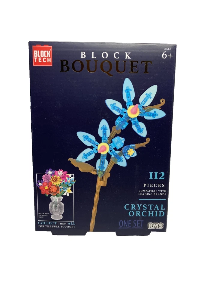 Block Tech Orchid Morning Glory Pink Marigold White Daffodil 427 New Release - Image 2 of 4