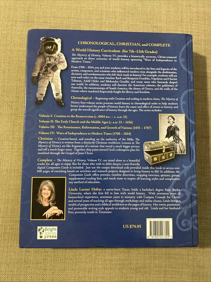 The Mystery of History Volume 4 Hardcover - Linda Hobar, Revolution to Modern - Image 4 of 4