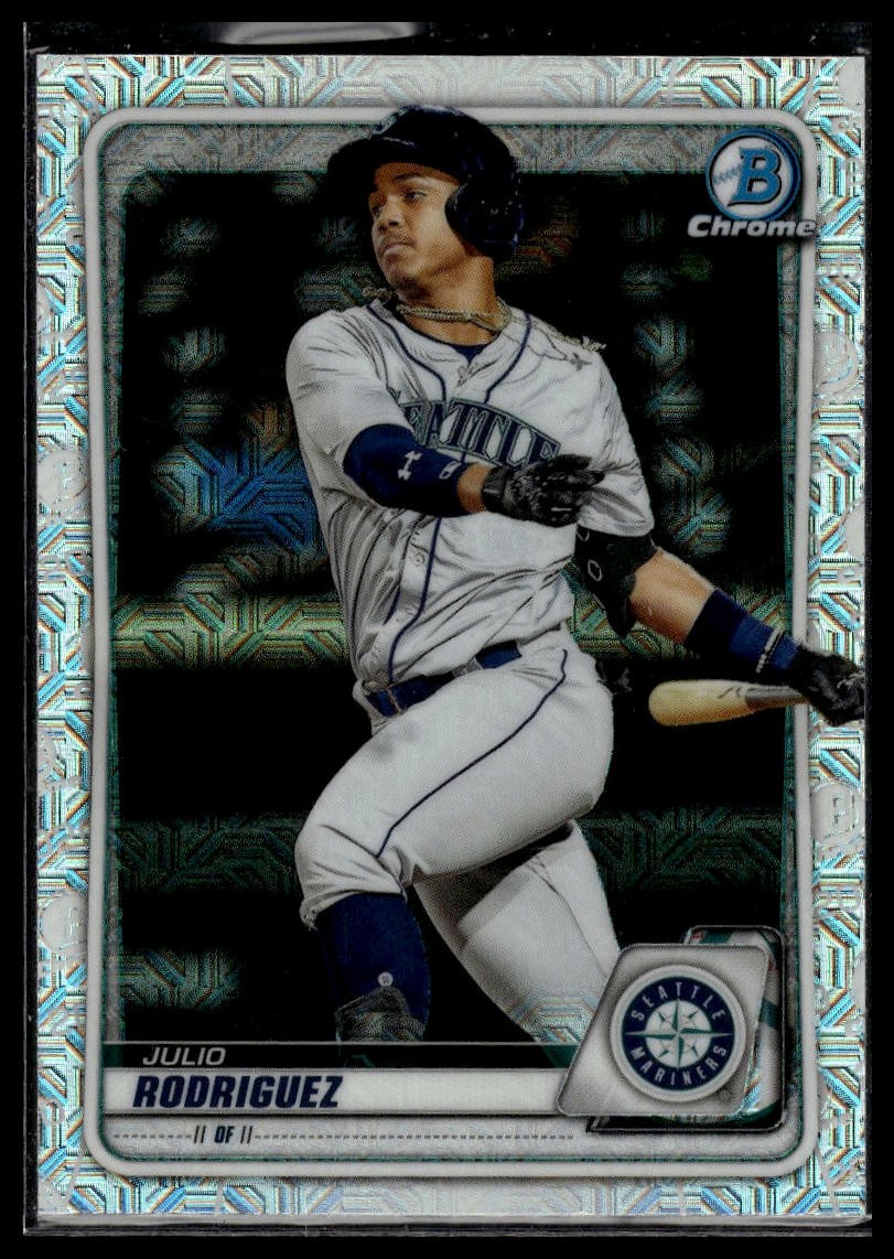 2020 Bowman Chrome #BCP-175 Julio Rodriguez Prospects Mojo Refractor