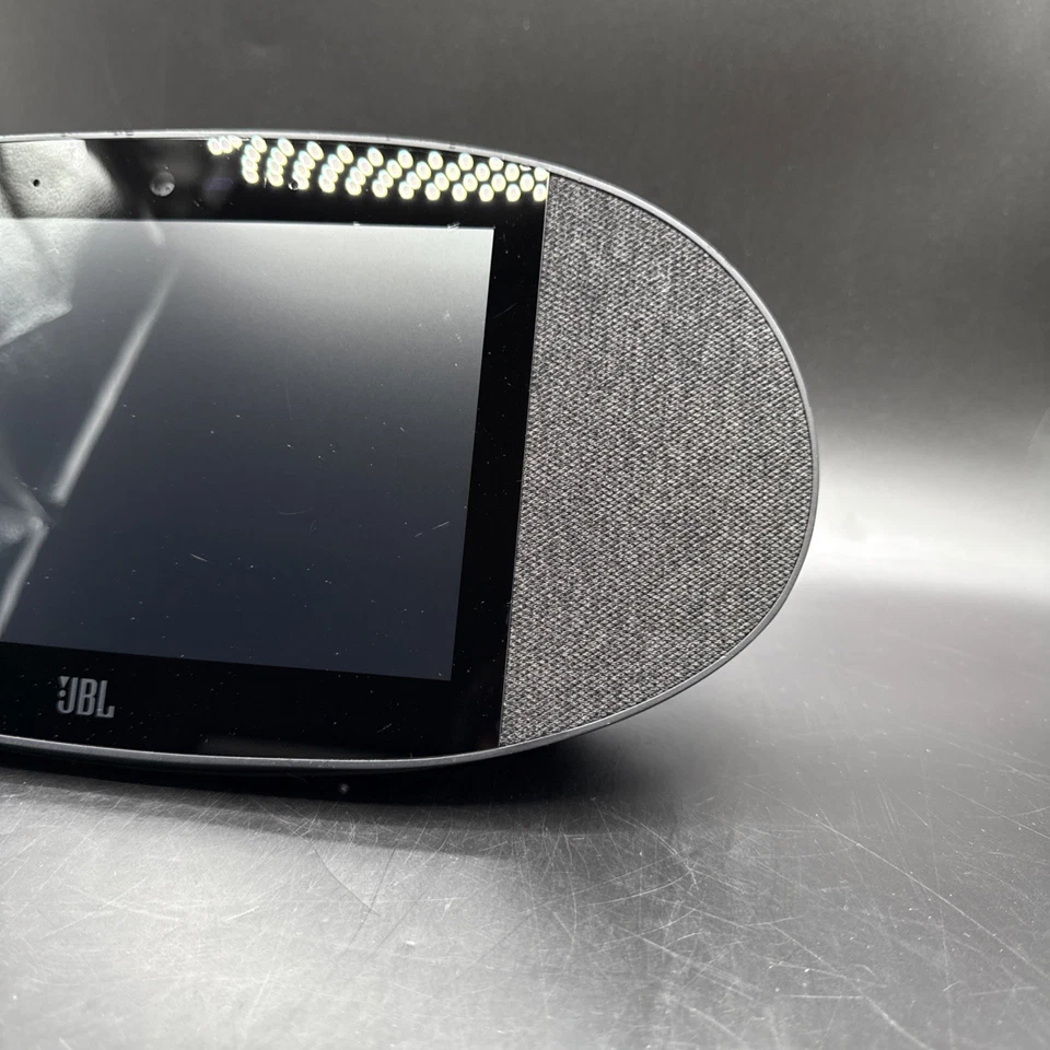 JBL Link View Smart Display Google Assistant Speaker Bluetooth WiFi w Power Cord - Image 3 of 4