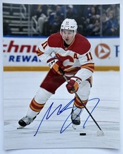 MIKAEL BACKLUND SIGNED PHOTO 8x10 HD AUTOGRAPH CALGARY FLAMES