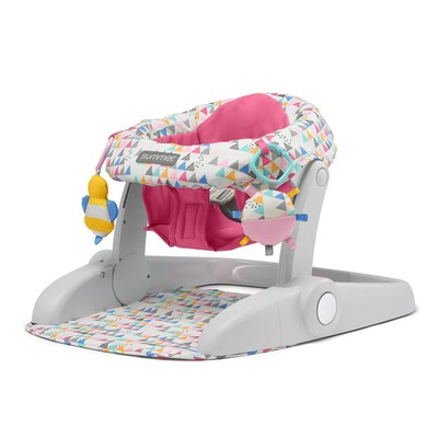 Summer Learn to Sit 2 Position Floor Seat with Toys Pink Baby Activity Seat