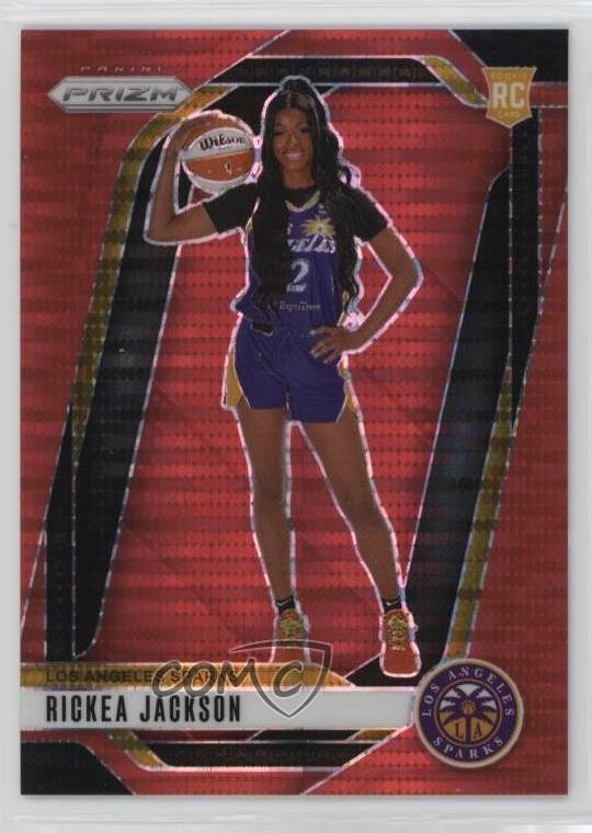 2024 Panini Prizm WNBA Red Pulsar Prizm /299 Rickea Jackson #144 Rookie RC