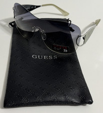 Guess Rimless Shield Sunglasses Green Grey Gradient GO00038 10P New
