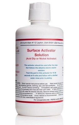 32 Oz/1 Liter - Surface Activator Solution - (Activator for Nickel, Copper, Bras