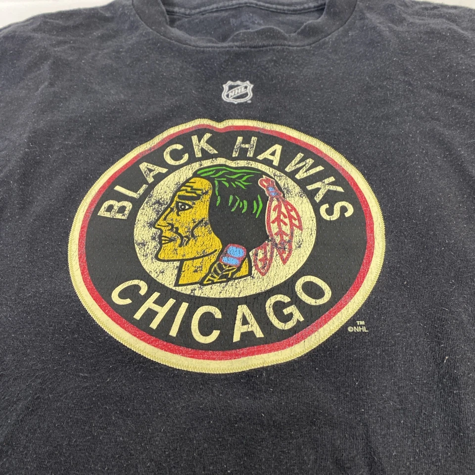 Camiseta vintage REEBOK Chicago Blackhawks #88 PATRICK KANE’s para hombre talla 2XL Foto 4 de 4