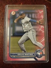2022 Bowman Prospects Orelvis Martinez #BP-104 Fuchsia Border /299 (RC)