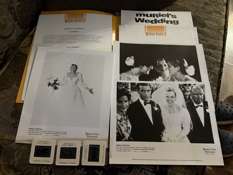 Muriel’s Wedding Press Kit Toni Collette Film Slides And Photo Stills