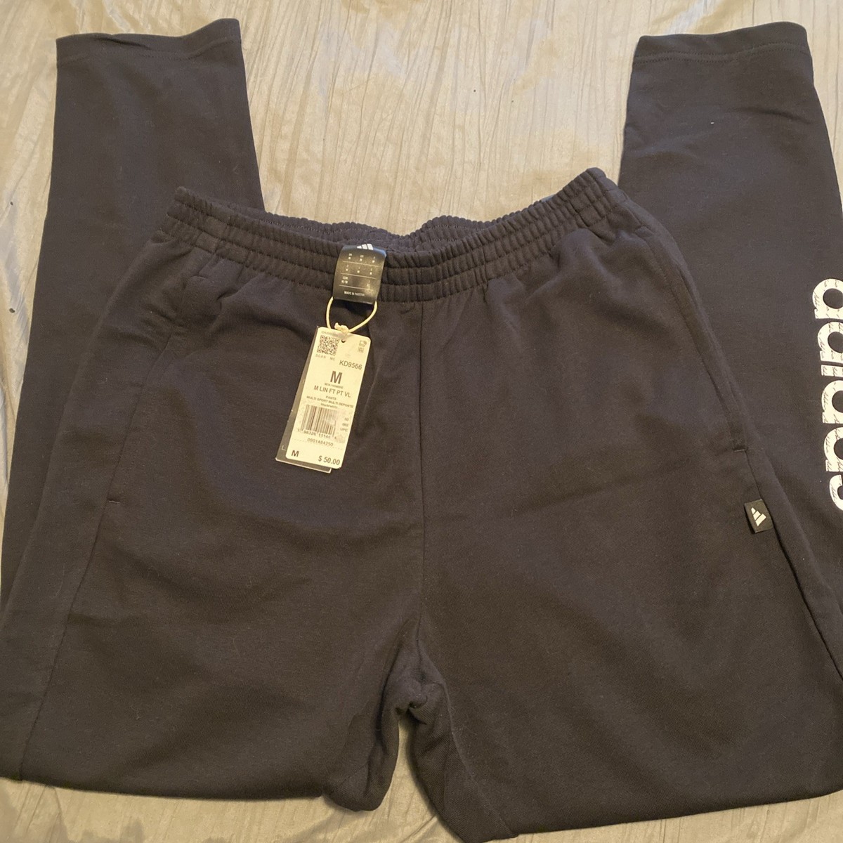 Size M Adidas Muti Sport Black/White Joggers KD9566 | eBay