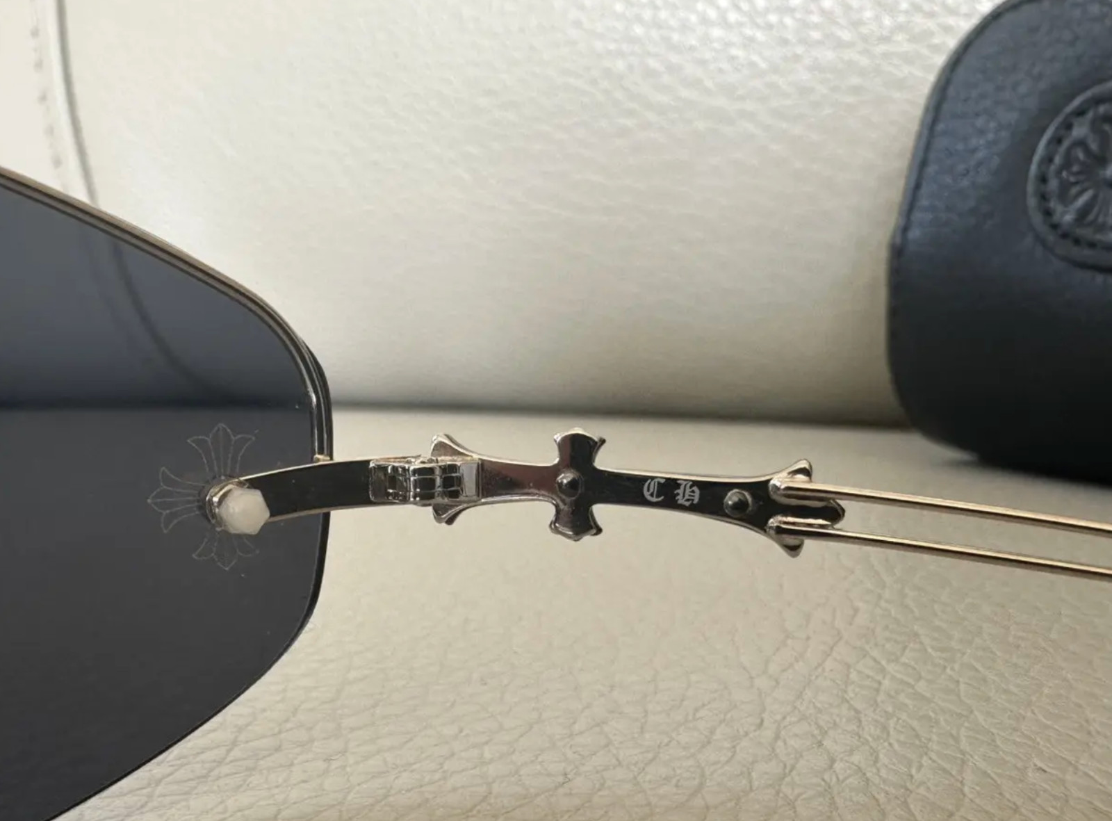 Chrome Hearts Vintage Y2K 2001 Drag Pipe I Sunglasses thumbnail 5