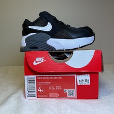TD Nike Air Max Excee Black White Dark Grey CD6893-001 NEW Kids Toddler Size 4c