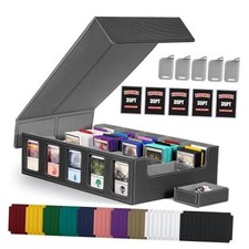 5 Row 3900 Trading Card Storage Box with Commander 3900 Standard A1-Black