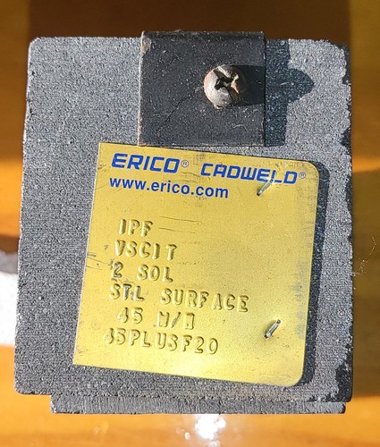Erico Cadweld VSC1T Mold Steel Surface 45 Plus F20 IPF 2 SOL | eBay