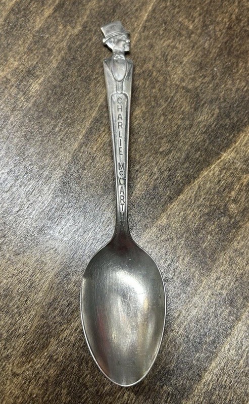 Charlie McCarthy silverplate Collectable Souvenir Spoon