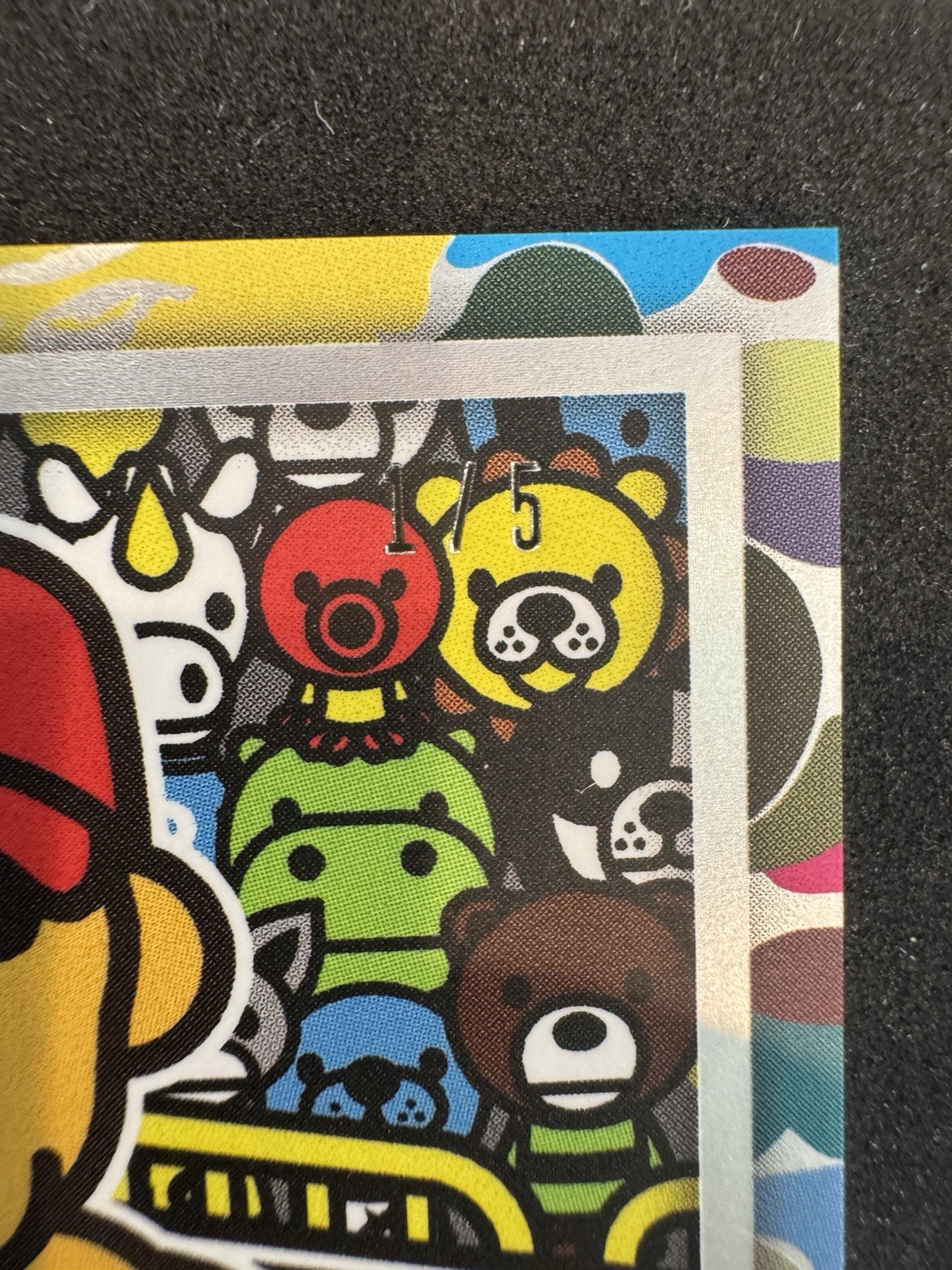 2025 Topps X Bape Wrestling John Cena Baby Milo Multi Camo 1/5 - 1st On Print! thumbnail 4