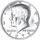 1972 D Kennedy Half Dollar Uncirculated from Mint Set