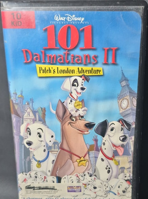 Disney 101 Dalmatians II Patch's London Adventure VHS Full Screen NTSC G 2003