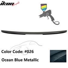Fits 03-11 Benz R230 SL-Class AMG Style Rear Trunk Spoiler Lip Painted #026 Blue