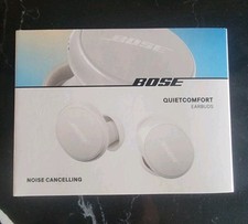 Bose QuietComfort True Wireless Noise Cancelling In Ear Earbuds -White Smoke