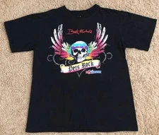 Bret Michaels Pet Smart Pets Rock Promotional Men' Black T-Shirt Size Medium