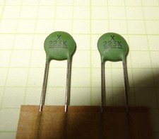 3 pcs.Ceramic Capacitors. 22nF, 50V