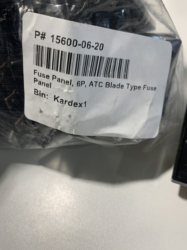 BUSS ATC Blade-Type Fuse Panel 6 position 15600-06-20 Auto RV Bus Truck Boat NOB - Picture 3 of 3