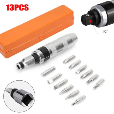 VICHIRSKIT Hand Impact Screwdriver Driver Set 1/2" Drive Pro Tool Storage Box Heavy Duty