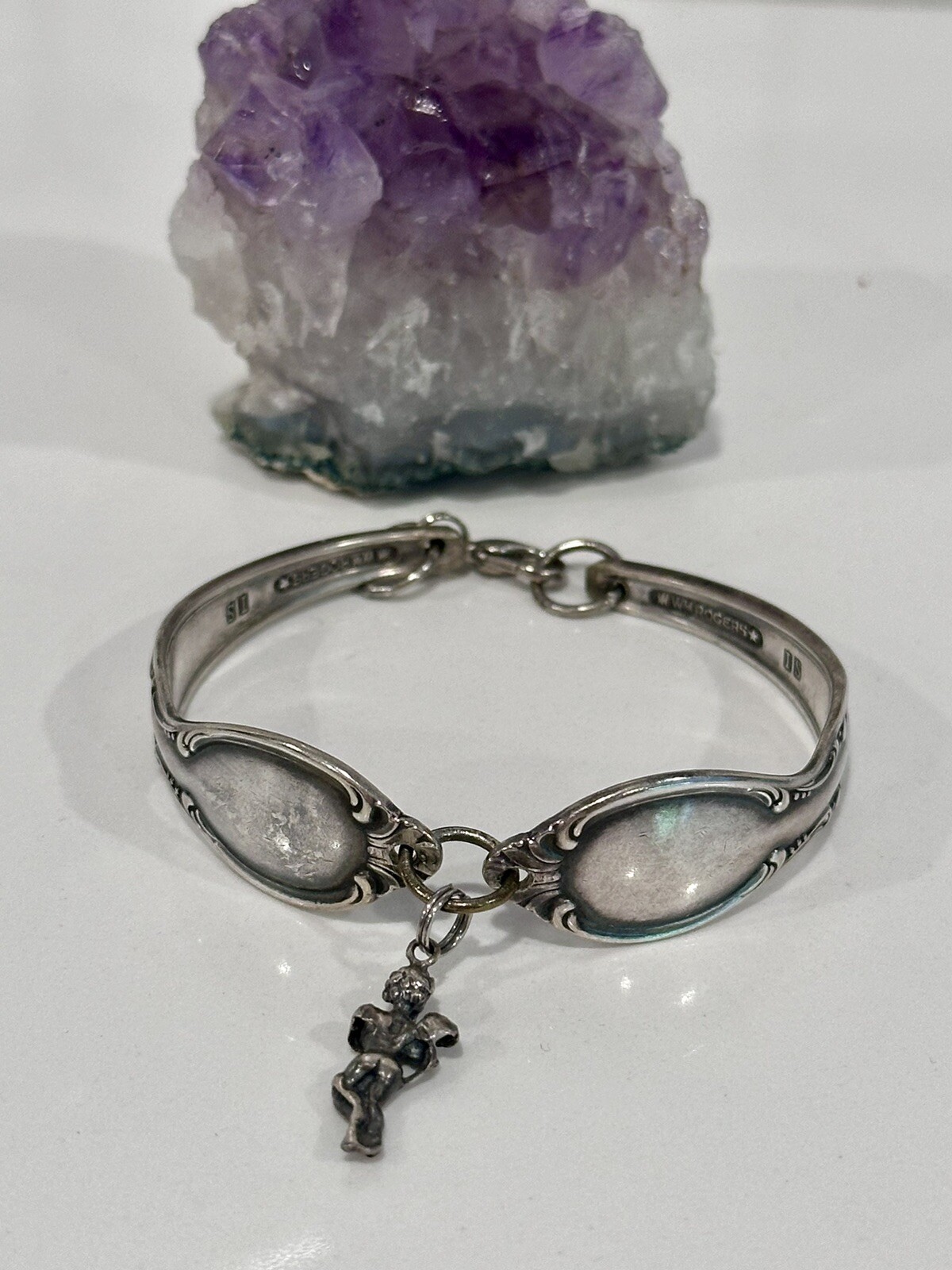 Angel braclet made from silverware - image 1