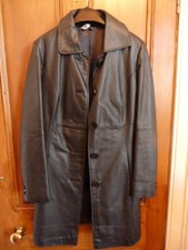 South Womens Leather Coat Size 14