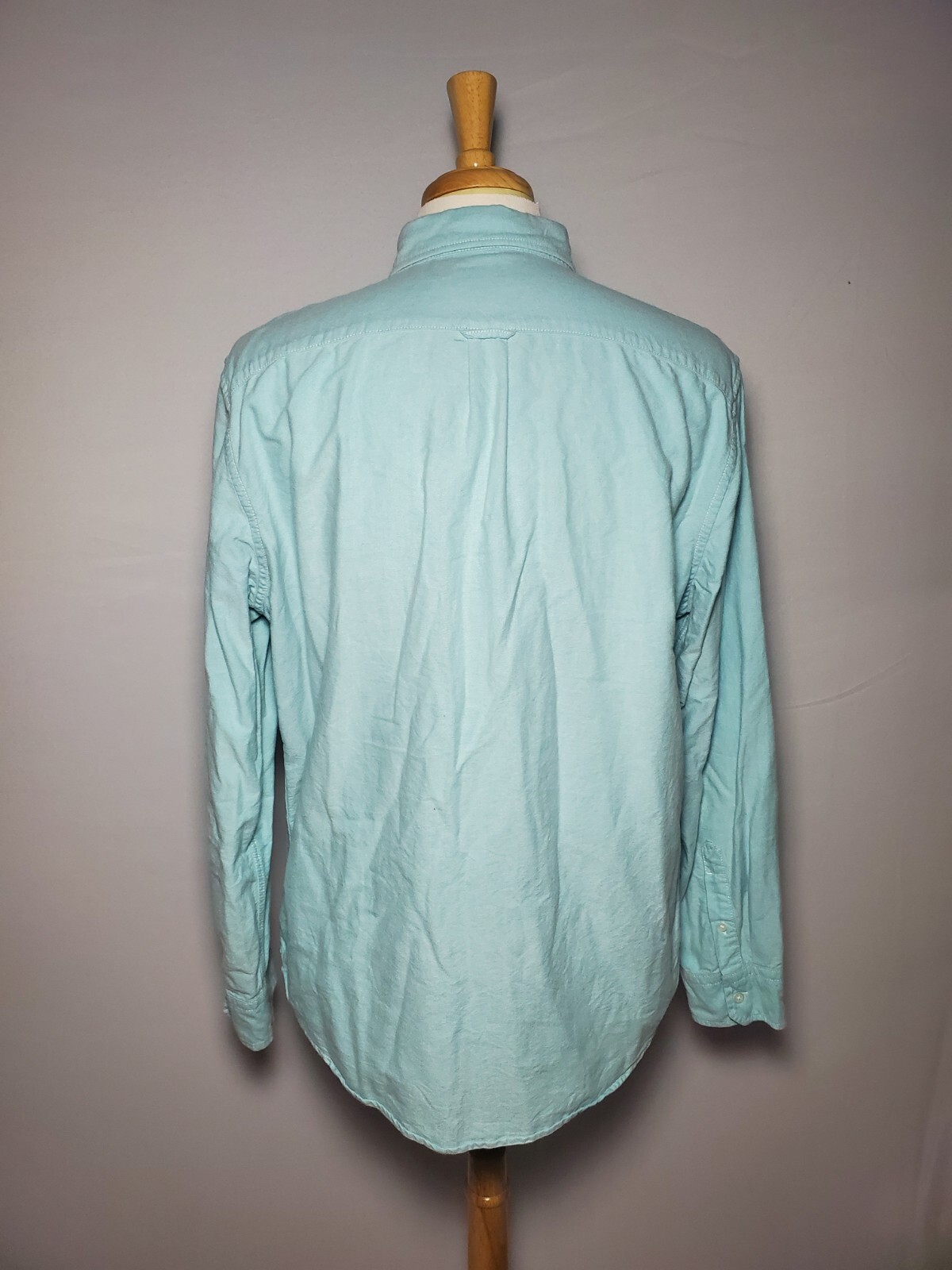 American Eagle Seriously Soft Solid Green Long Sl… - image 4