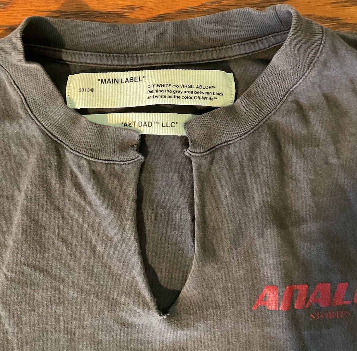 Fashion Victor Abloh New OFF-WHITE VIRGIL ABLOH Empty Gallery Long