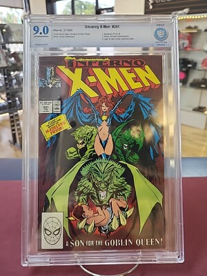 Uncanny X-Men #241 (Marvel Comics February 1989) Inferno CBCS 9.0 Goblin Queen