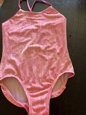 NIKE Girls Sz S 1 One Piece pink swimsuit