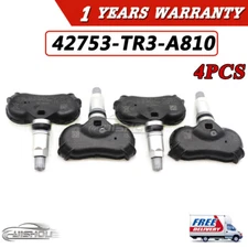 4X TIRE PRESSURE SENSORS TPMS 42753-SNA-A83 FOR HONDA CRZ ODYSSEY 42753-TR3-A810