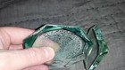 Volcanic Glass Paperweight Mayan Aztec Calendar Etched Glass — photo 4