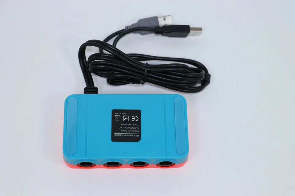 Nintendo Wii U Switch PC GameCube Controller Adapter TURBO NEON JOY-CON COLORS ! - Image 3 of 3