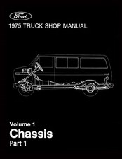 1975 Ford Truck Factory Shop Manual 5-volume Set