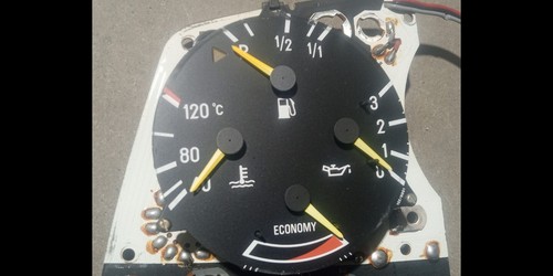 Mercedes w123 Oil Pressure Coolant Temperature Fuel Gauge 240 300 C D T