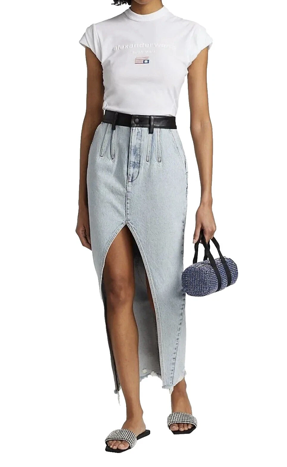 Women's Leather Alexander Wang Faldas